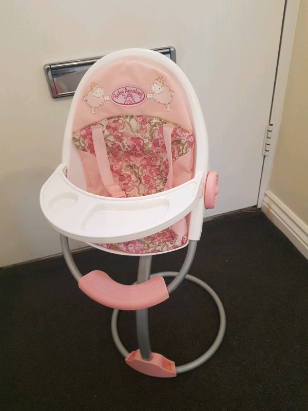 baby annabell dolls high chair